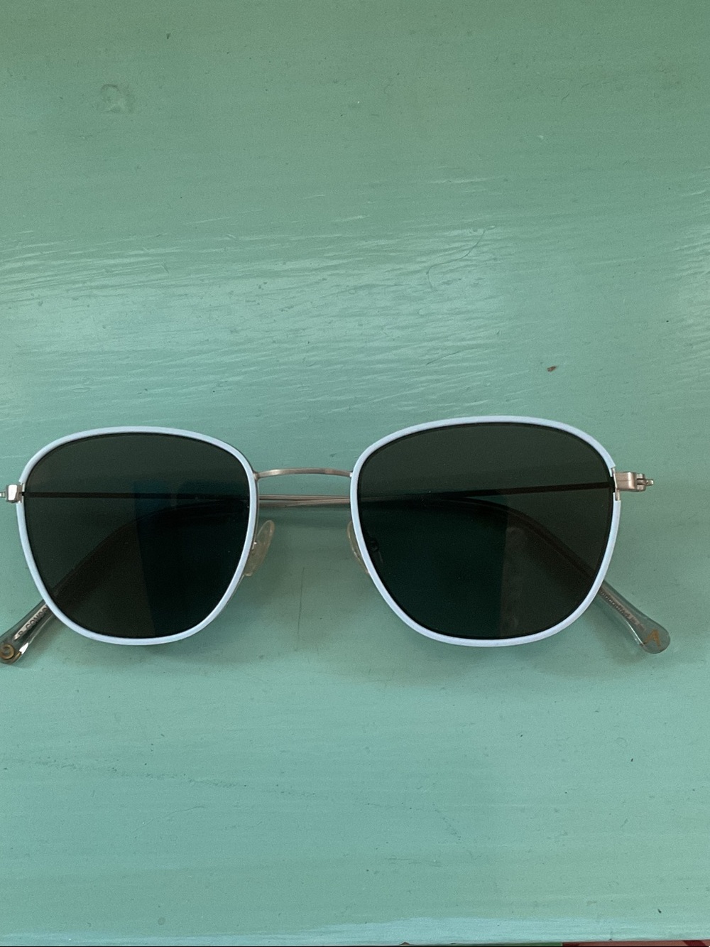 Article One sunglasses blue with case